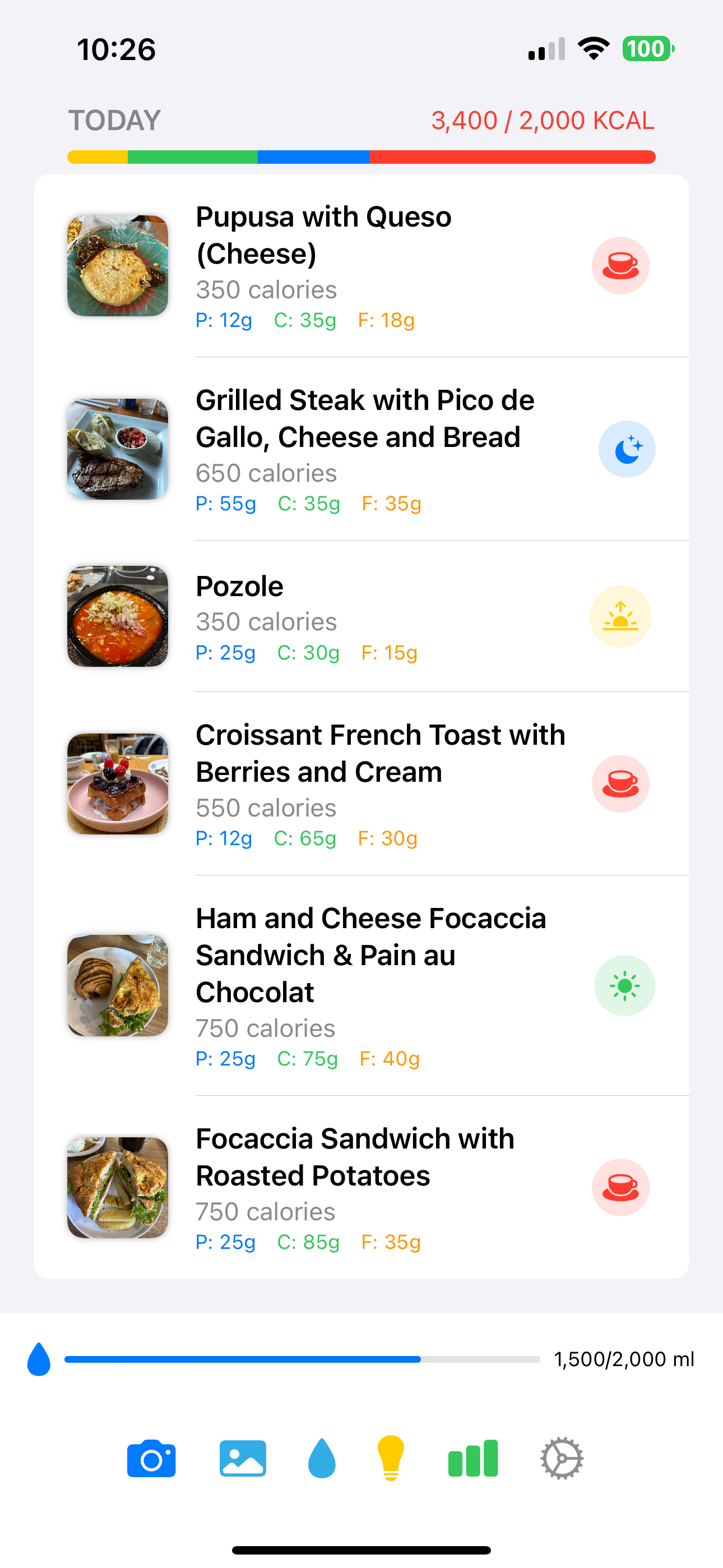 Nutritimo App Screenshot